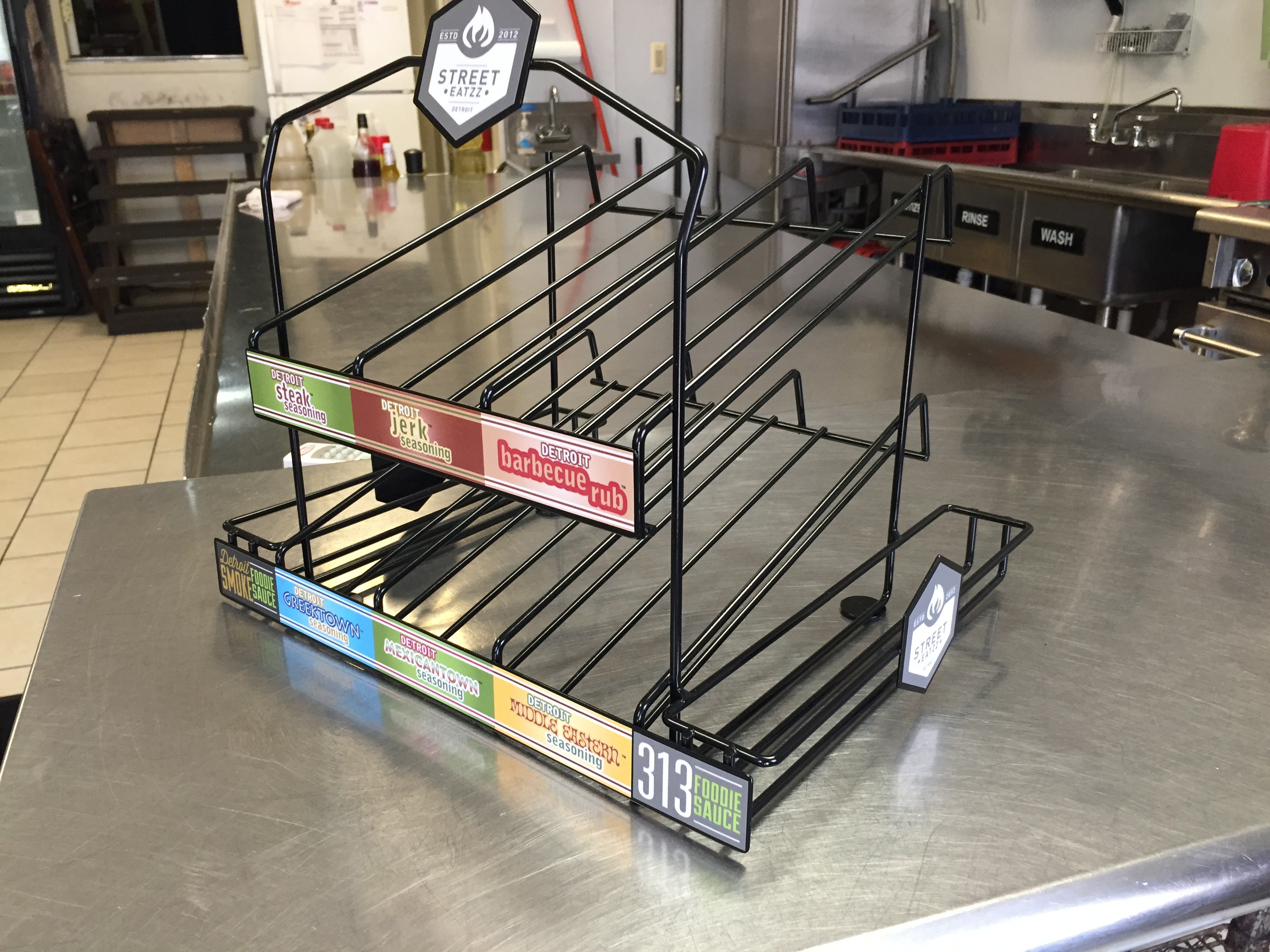 Custom POP Rack for Street Eatzz